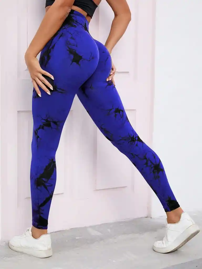 Leggins Mallas Tye Dye Push Up