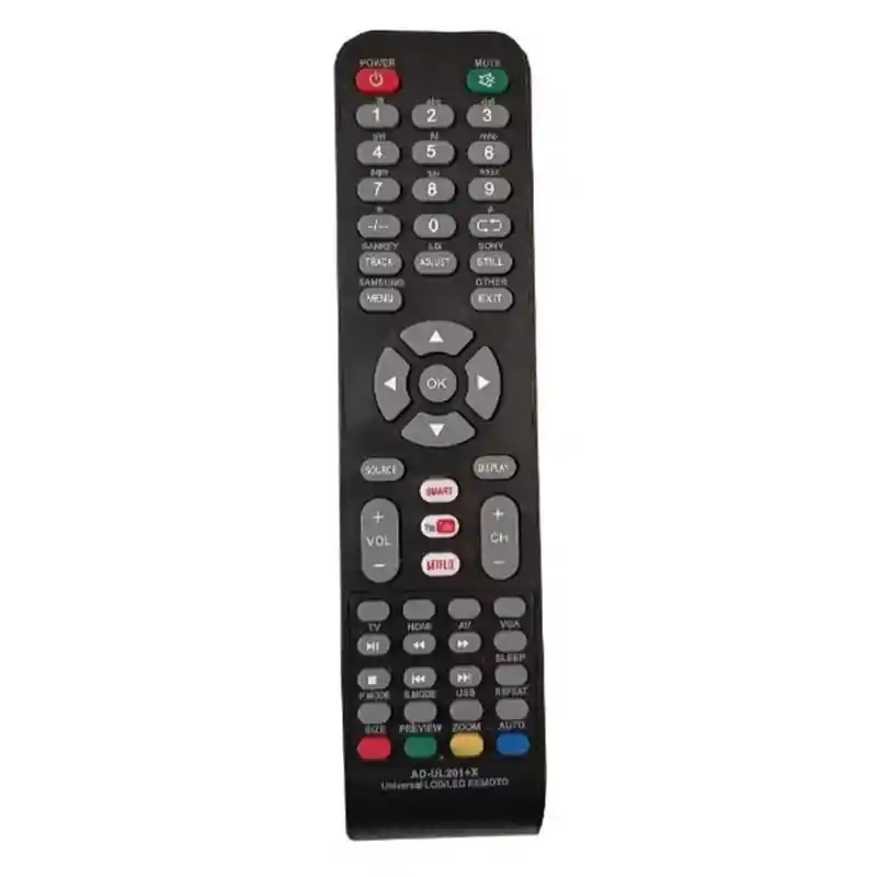 Control Remoto Para Tv Universal Lcd/led, Control Inteligente Ad-ul201+ Pro