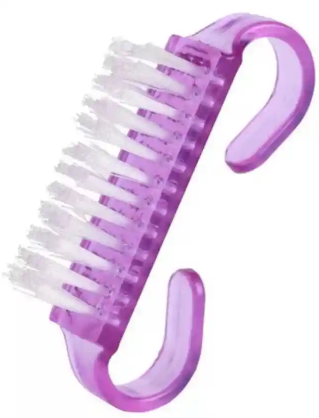 Cepillo Para Uñas Morado Grande X1und