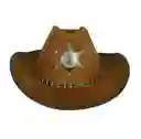 Sombrero Sheriff Para Niños Y Adultos Color Negro Café Para halloween