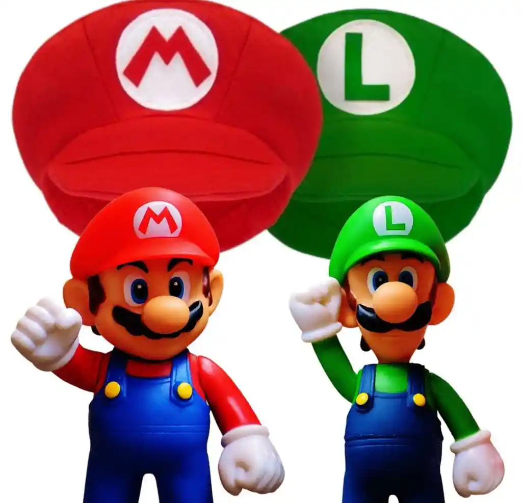 Sombrero De Mario Y Luigi Para Niños Y Para Adultos Para halloween