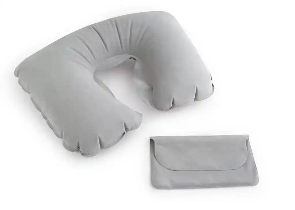 2x Cojines Inflables Cuello Viaje Portatil Pasajero Descanso Sueño Dormir