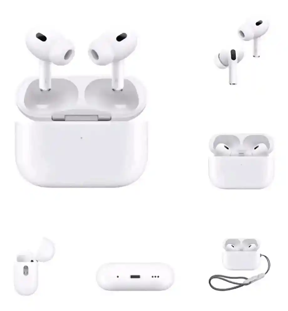 Audifonos Bluetooth Airpods Pro 2da Generación Compatible Con Iphone Y Android Oem