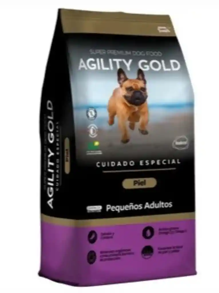 Agility Gold Pequeños Adultos Piel X 8kg