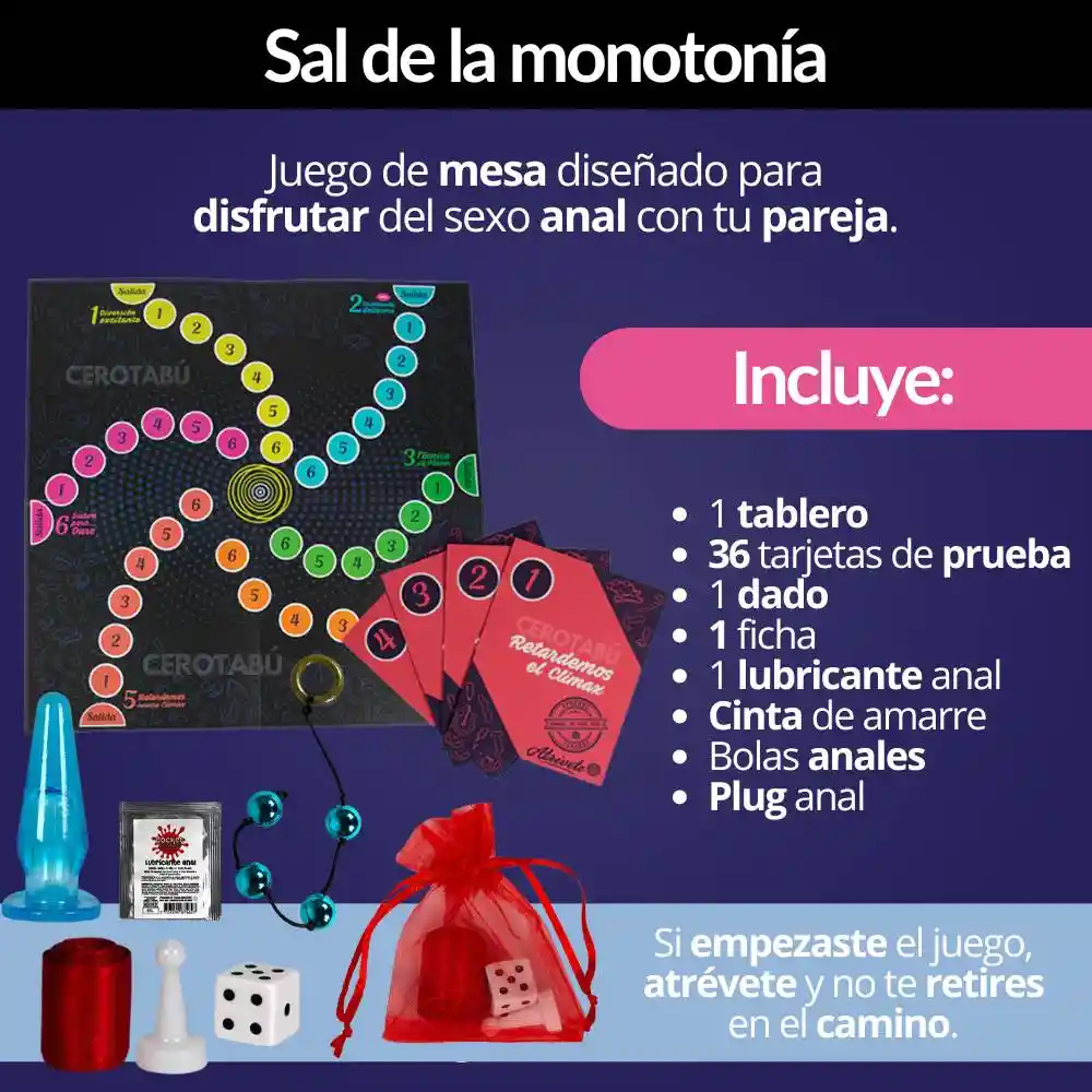 Juego De Mesa Erotico Atrevete Escalera Adultos Sexo Anal Hetero