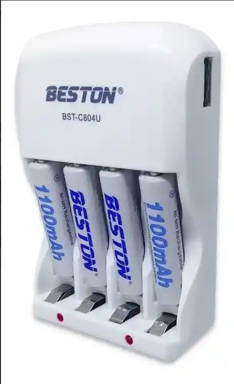 Baterias Beston Aa/aaa Recargable X 4 Pack + Carg