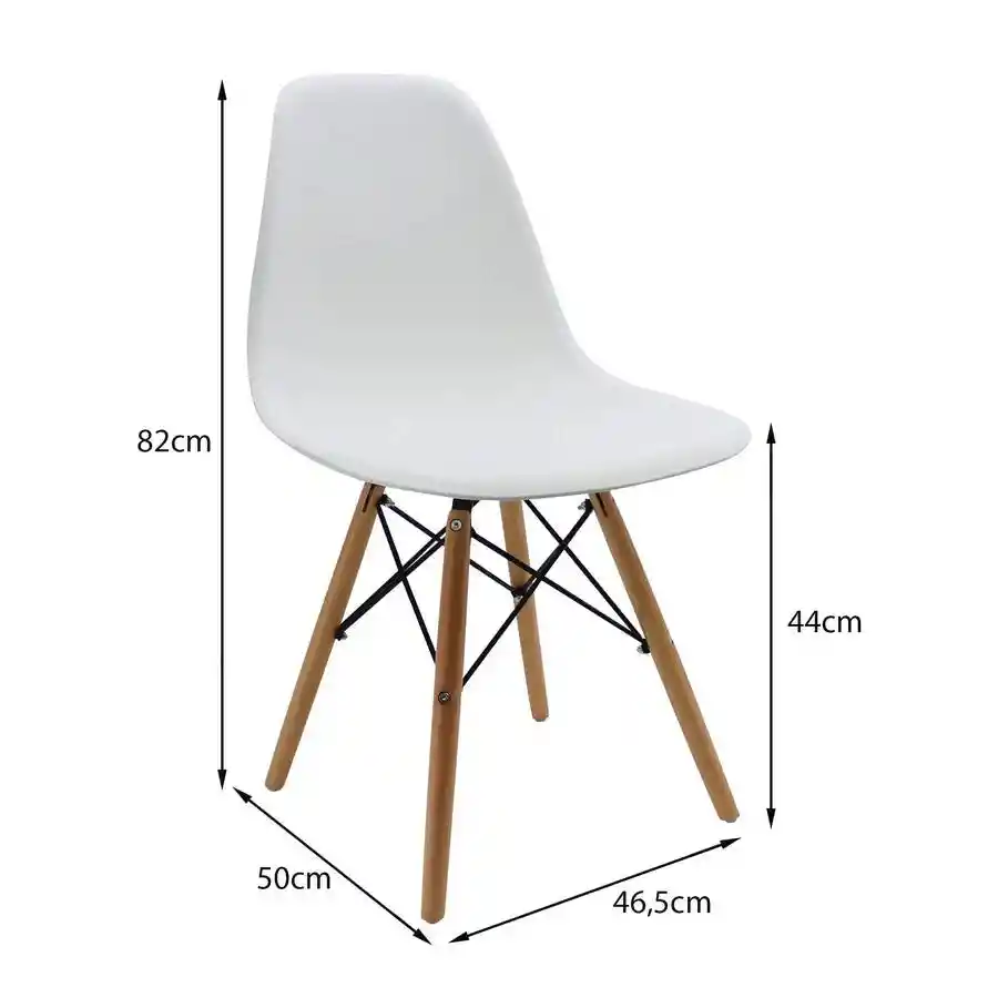 Silla Dkr Tipo Eames Boxbit