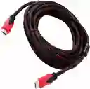 Cable Hdmi 5 Metros Doble Filtro Mallado Punta Dorada Nuevo