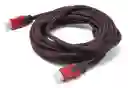 Cable Hdmi 5 Metros Doble Filtro Mallado Punta Dorada Nuevo