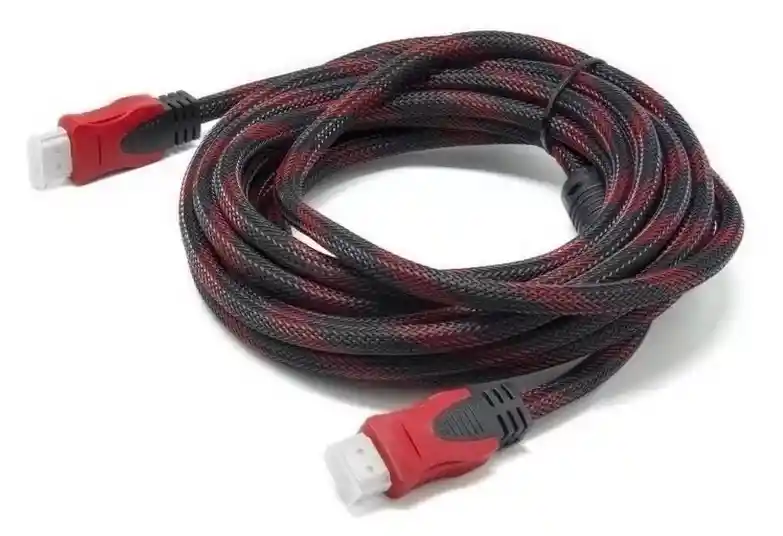 Cable Hdmi 5 Metros Doble Filtro Mallado Punta Dorada Nuevo