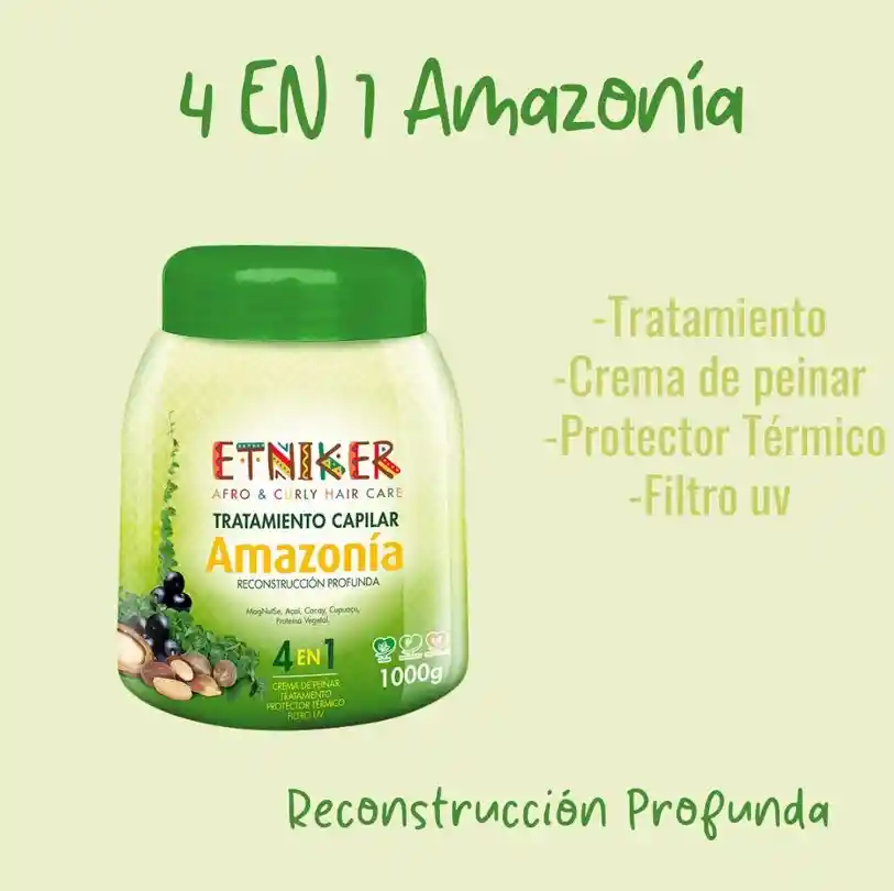 Tratamiento Rizos Amazonía Etniker 1000g