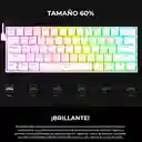 Teclado Gamer Redragon K630w-rgb-sp Dragonborn 60%, Sw-red