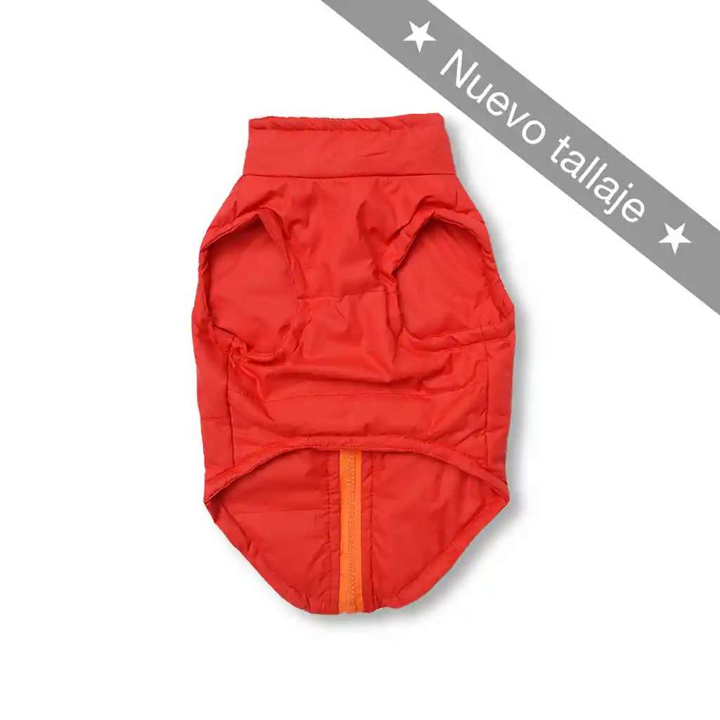 Chaleco Xl Rojo Cremallera