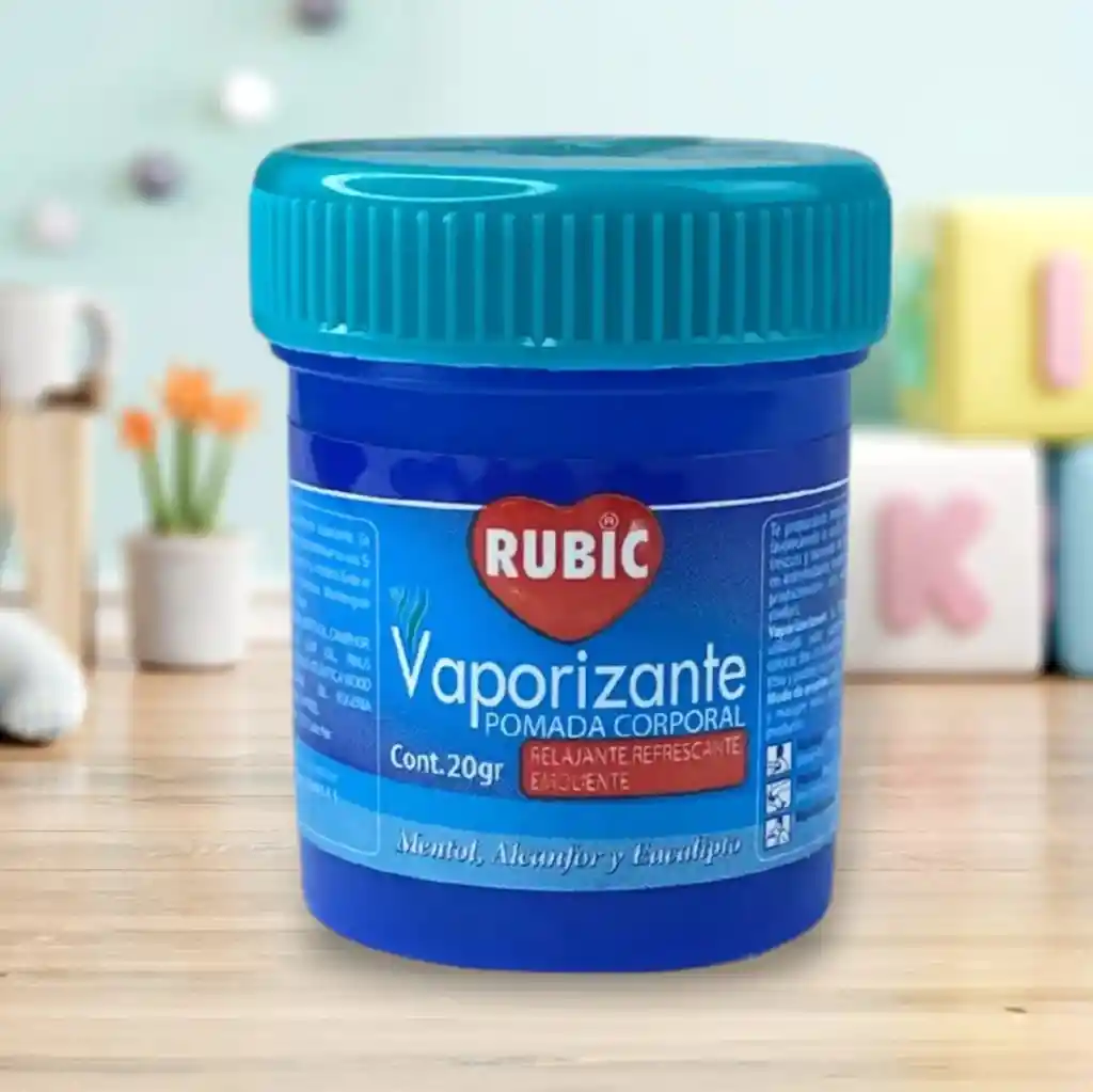 Vaporizante Pomada Corporal Rubic X 20gr