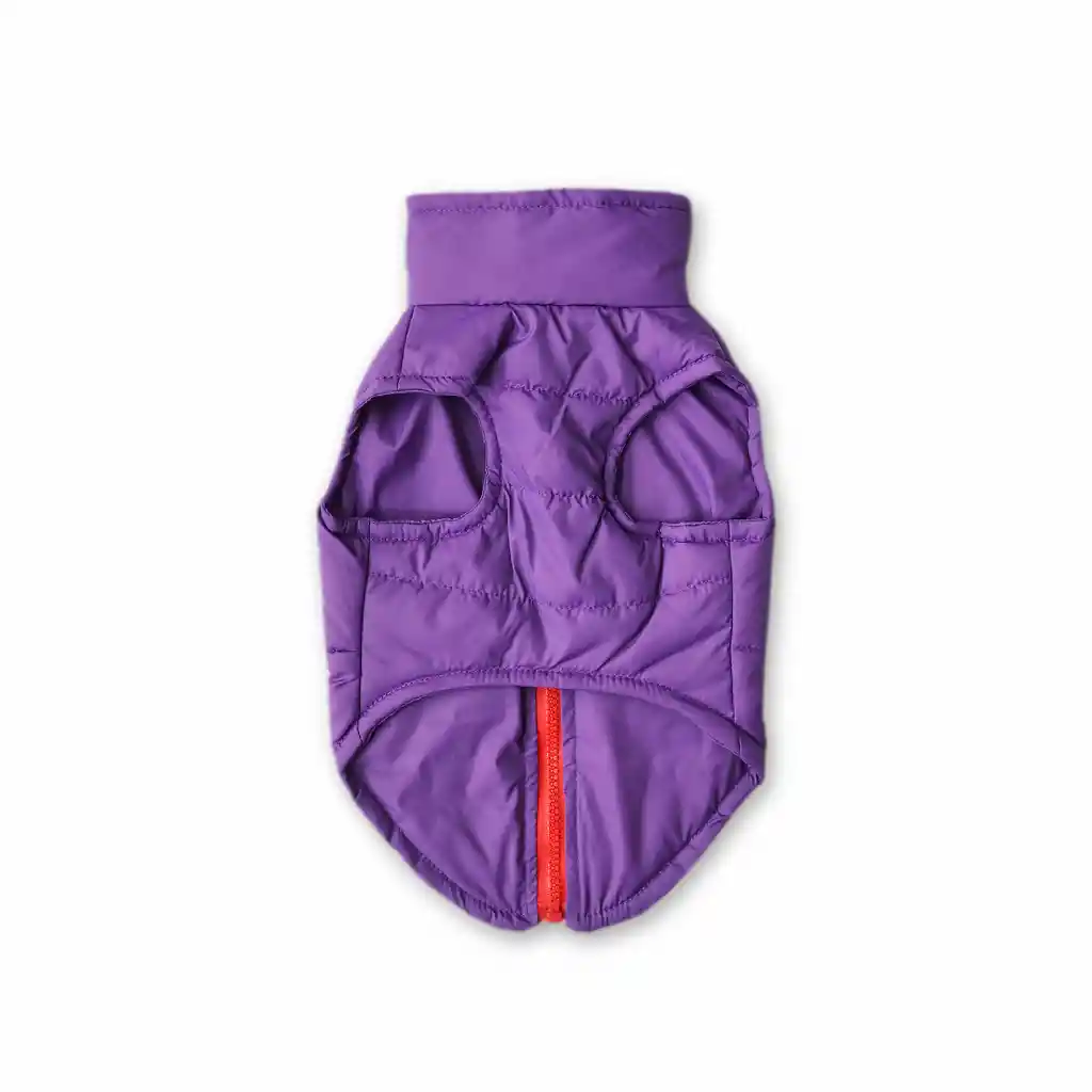 Chaleco Xs Morado Cremallera