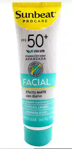 Sunbeat Procare Facial Efecto Mate Fps 50+