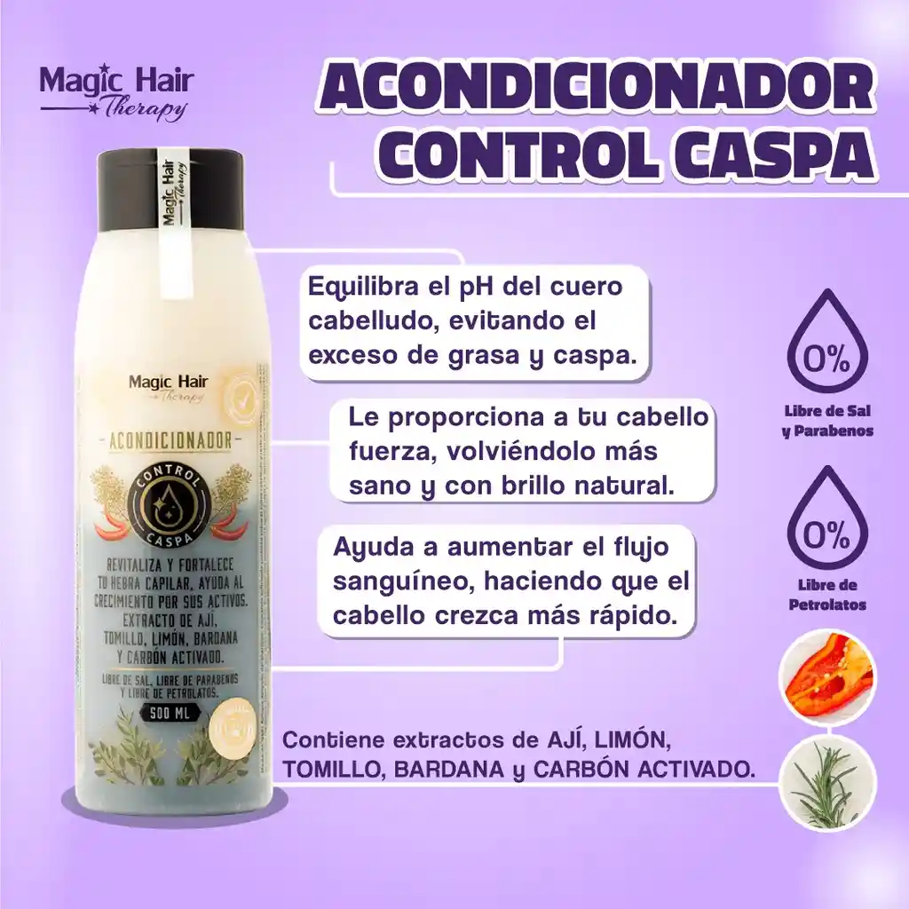 Acondicionador Control Caspa