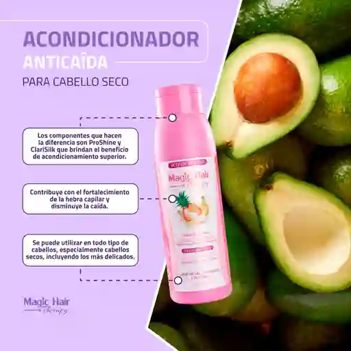 Acondicionador Anticaída Para Cabello Seco (banana Y Piña)