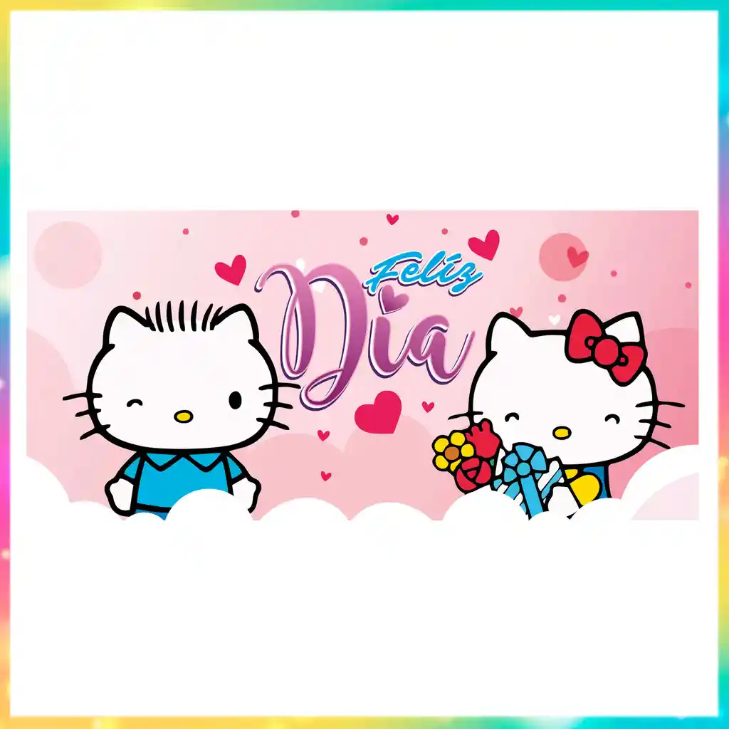 Mug Vaso Pocillo Amor Kitty