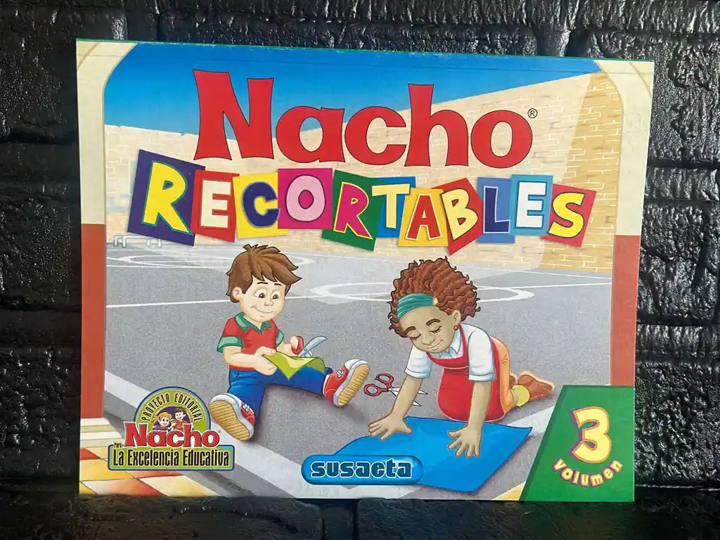 Libro Cartilla Nacho Recortables Volumen 3