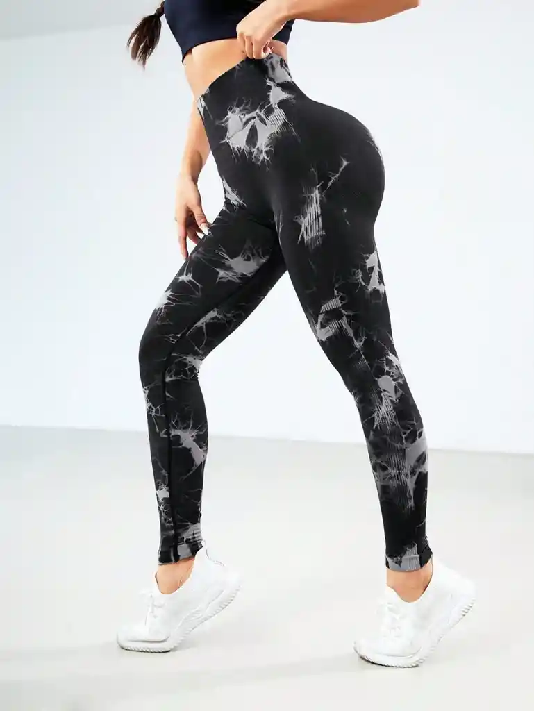 Leggins Mallas Tye Dye Push Up