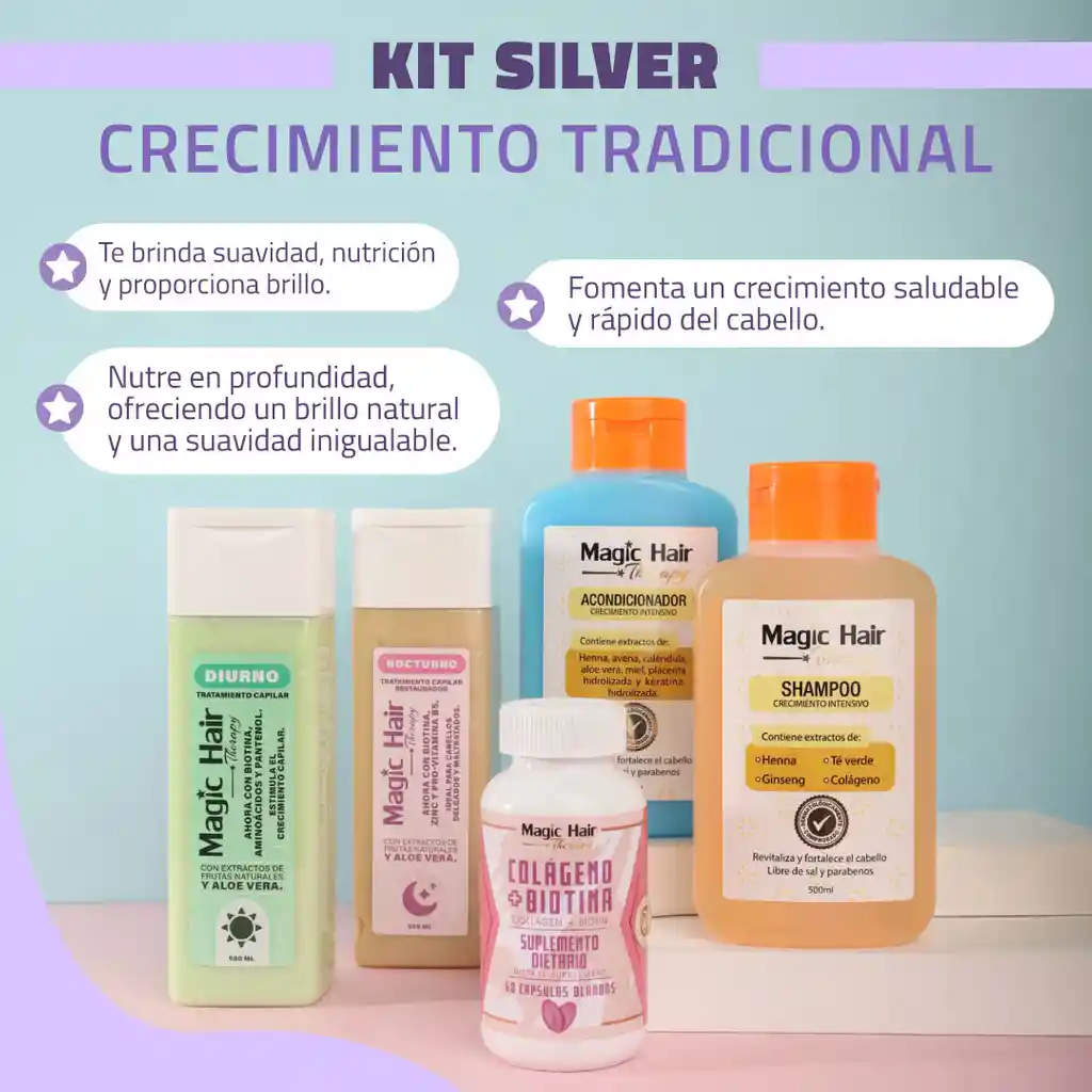 Kit Silver Crecimiento + 2 Obsequios