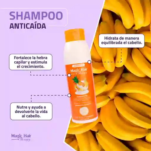 Shampoo Anticaída (banana Y Piña)