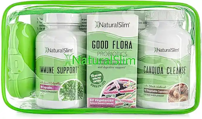 Naturalslim Candiseptic Kit Cápsulas – Formulado Por Frank Suarez (1 Paquete)