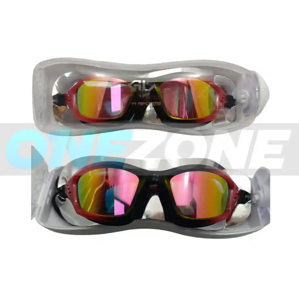 Gafas De Natación Prof Tapa Oido-zs8200 (adulto)/ Rojo