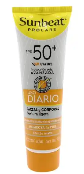 Sunbeat Procare Uso Diario Facialcorporal Fps 50