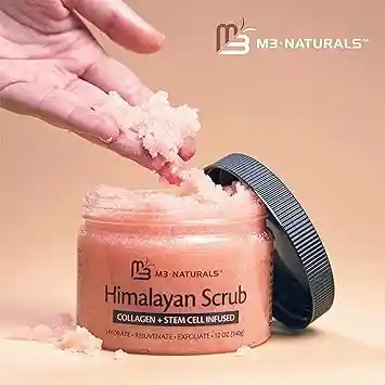 M3 Naturals Exfoliante De Sal Del Himalaya