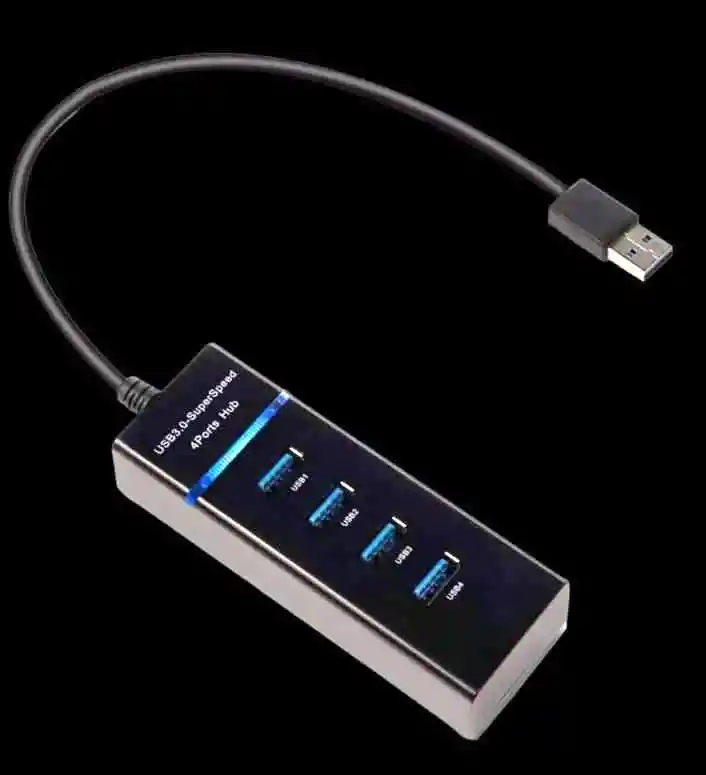 Hub 4 Puertos Usb 3.0 Alta Velocidad ⚡