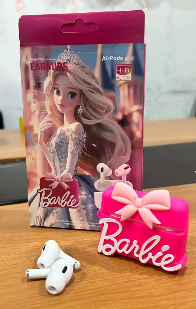 Audifonos Airpods Pro Con Diseño Barbie Y Minnie