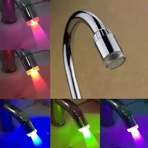 Grifo De Agua Multicolor 7 Colores ⚡