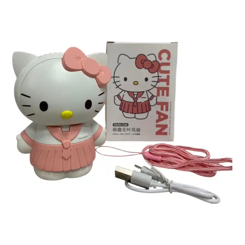 Mini Ventilador Portatil De Hello Kitty/ Sanrio