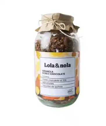 Granola Doble Choco X400g Lola Y Nola