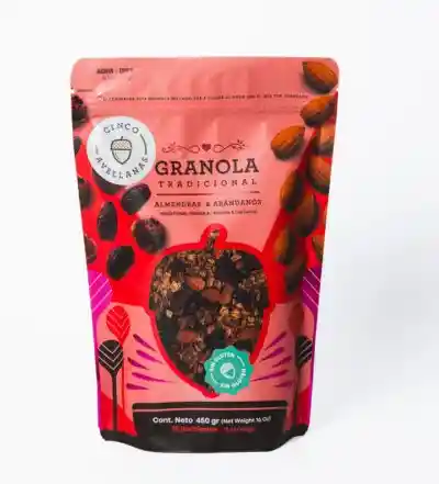 Granola Almend X450g Cinco Avellanas