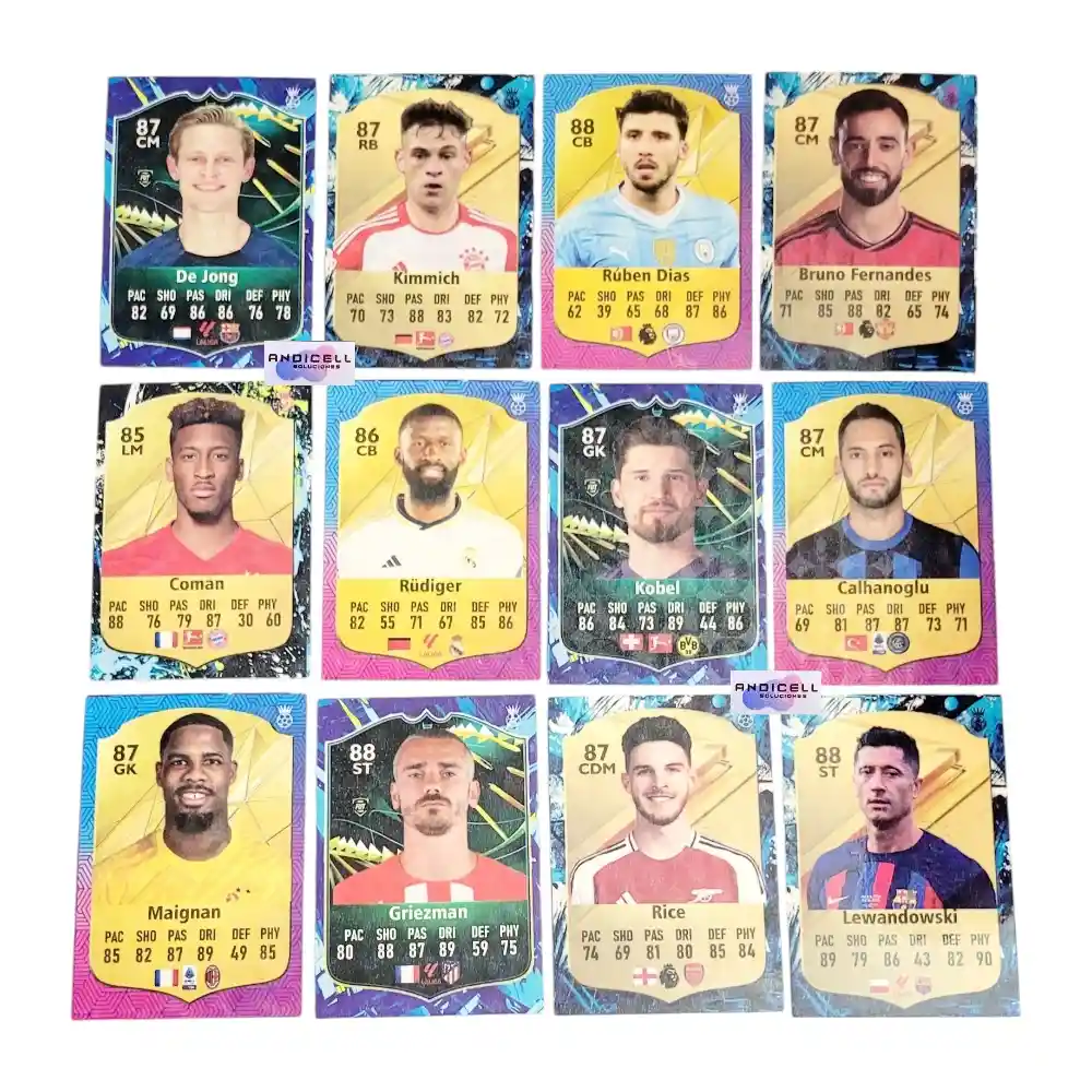 150 Cartas Fútbol Fc25 Ea Sports Coleccionables