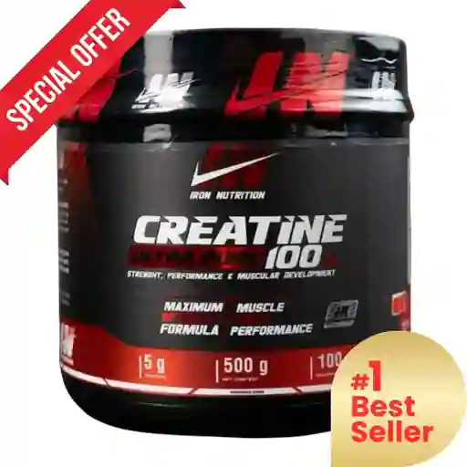 Creatina In 100% Pure 100 Serv - Iron Nutrition