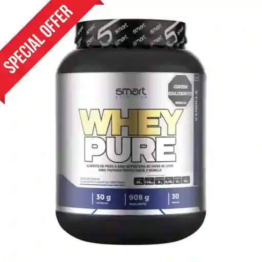 Whey Pure 2lb - Smart Nutrition - Vainilla