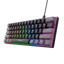 Teclado Gamer Mecanico 60% Switch Rojo Trust Acira