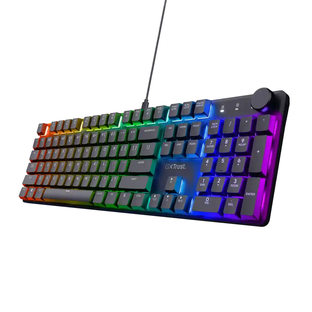 Teclado Gamer Mecanico Switch Blanco Trust Torix