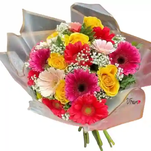 Ramo De Flores De Colores