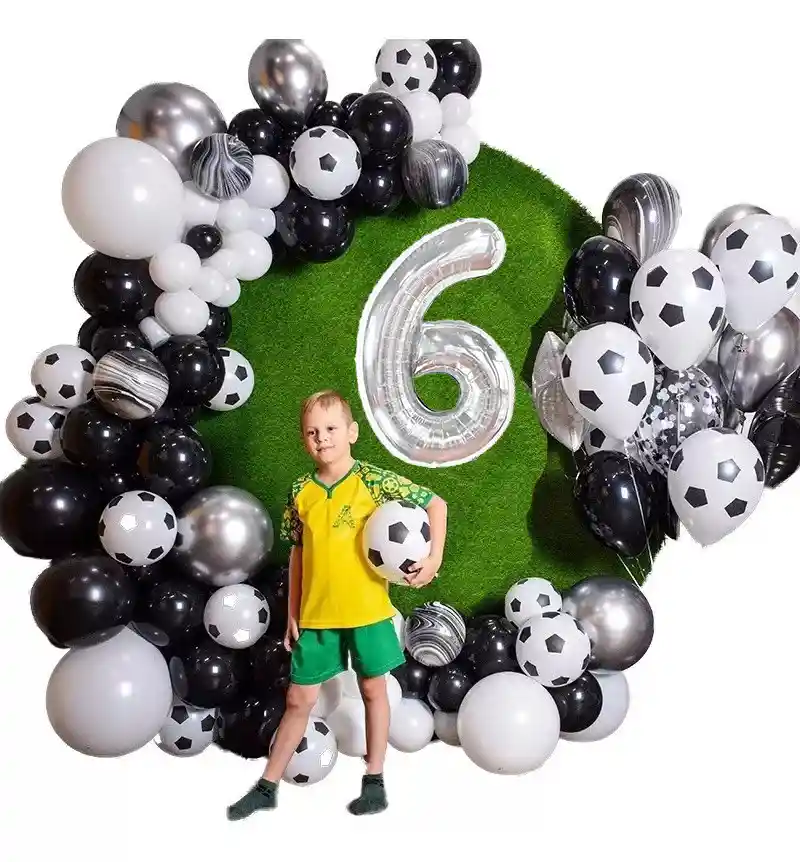 Globos Arco Decoracion Futbol Cumpleaños Numero Balon # 6