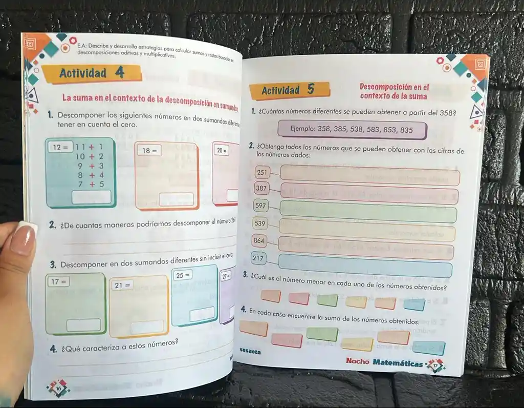 Libro Cartilla Nacho Matematicas D