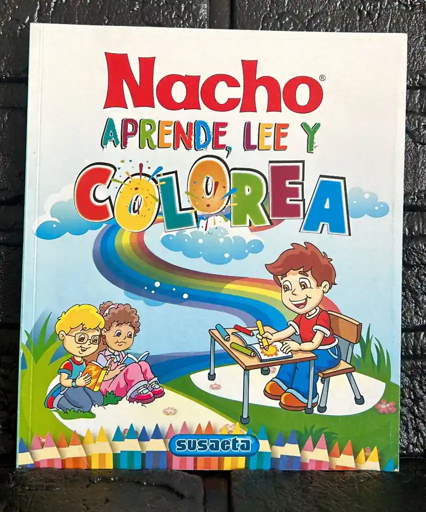 Libro Cartilla Nacho Aprende Lee Y Colorea