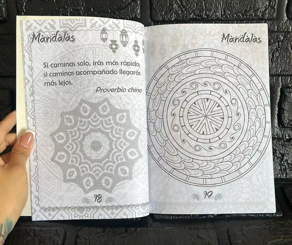Libro Mandalas Pasta Sencilla 96 Paginas Pequeño