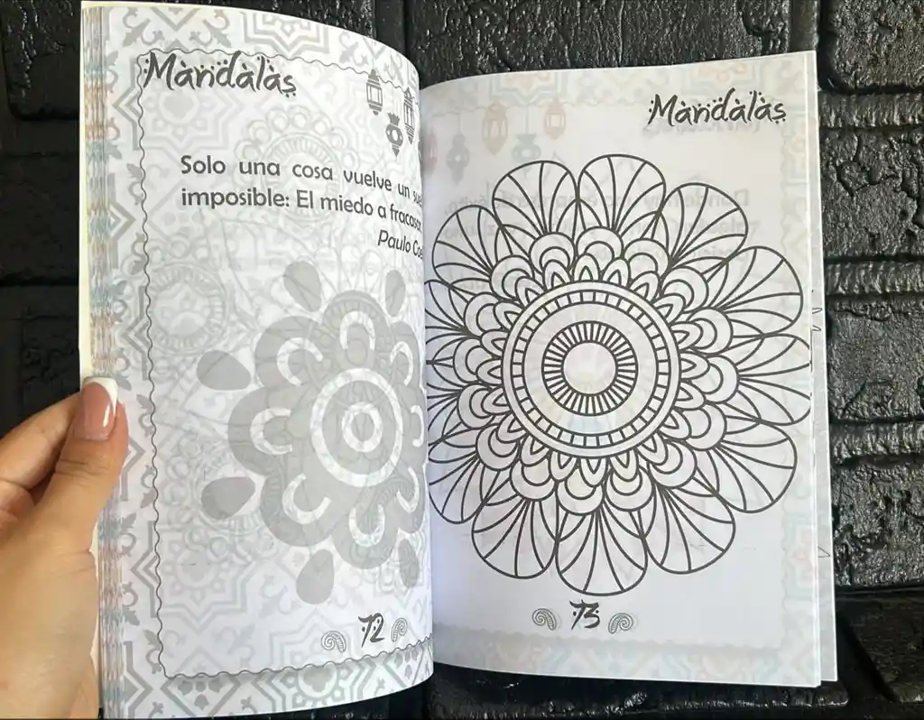 Libro Mandalas Pasta Sencilla 96 Paginas Pequeño