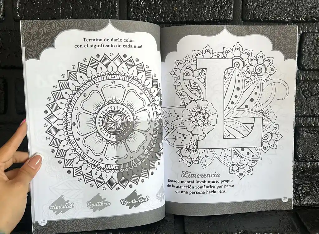 Libro Mandalas Pasta Sencilla 80 Paginas Grande Primavera