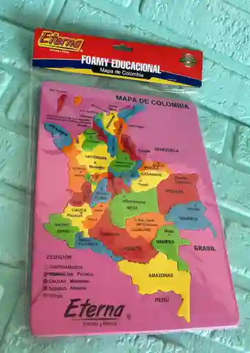 Rompecabezas Colombia Fomi Fucsia